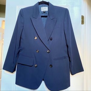 Blue 2-piece suit size 6 petite